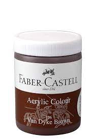 Peinture Acrylique 140ML Marron