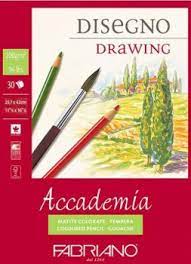 Bloc à Dessin 30 Feuilles Academia A3 200G