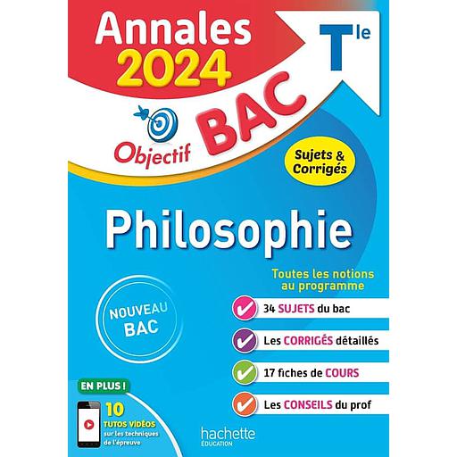 Philosophie Tle  - Sujets & corrigés