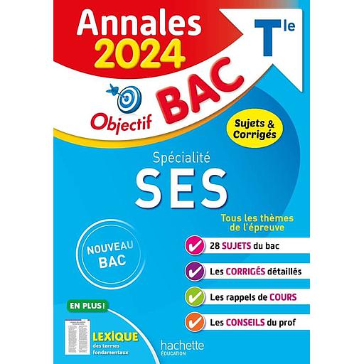 Spécialité SES Tle  - Sujets & corrigés