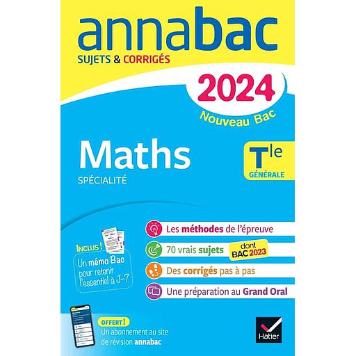 Maths Spécialité Tle générale  - Sujets & corrigés