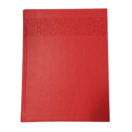 Agenda Semainier de Bureau Papier Ivoire 144 Pages 16*22 CM 2024