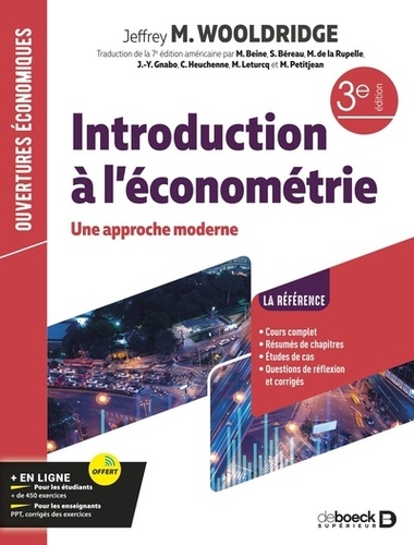 Introduction à l'économétrie  - Une approche moderne