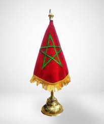 Drapeau Marocaine avec Support