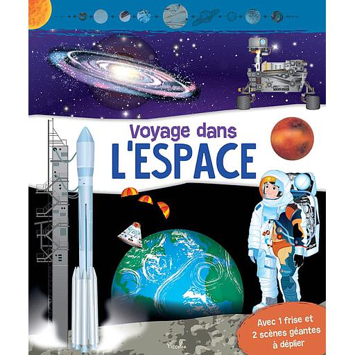 Voyage dans l'espace  - Avec 1 frise et 2 scènes géantes à déplier