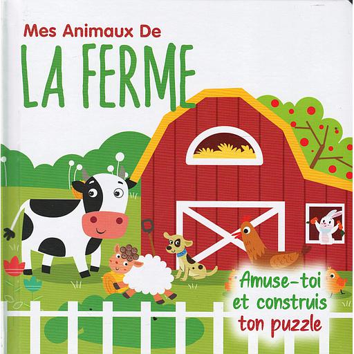 Mes animaux de la ferme - amuse toi et construis ton puzzle