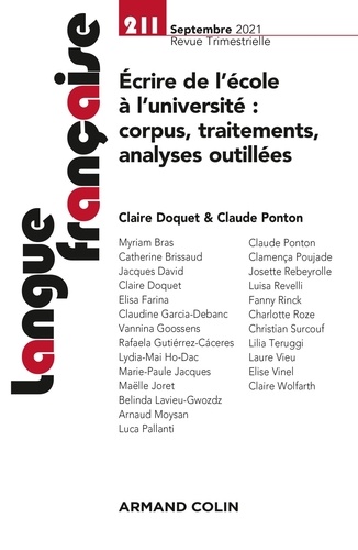 Langue française N° 211, octobre 2021