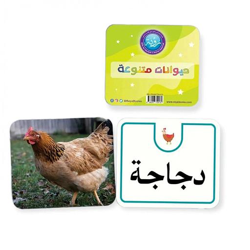 بطاقات حيوانات متنوعة