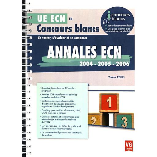 Annales ECN 2004-2005-2006