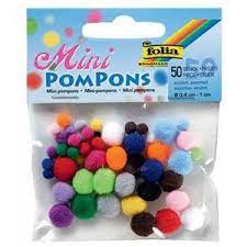 Pochette de 50 Mini Pompons