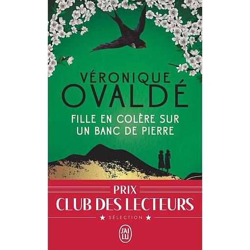 Fille en colère sur un banc de pierre