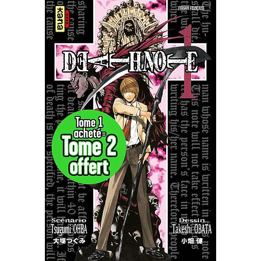 Death Note Tome 1 - Pack en 2 volumes : Tome 1 et 2 - Dont Tome 2 offert