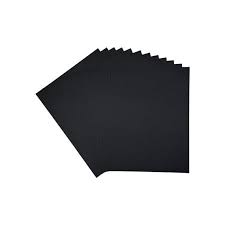 Pochette de 10 Feuilles Dessin Noir 150G 24*32