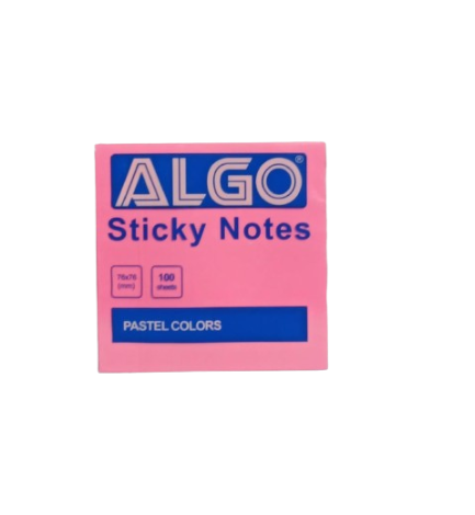 Post-it 100 Feuilles 76*76 MM Fluo Rose