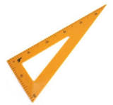 Equerre a Tableau Plastique Jaune