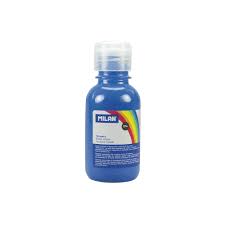 Bouteille de Gouache 125 ML Bleu Cyan