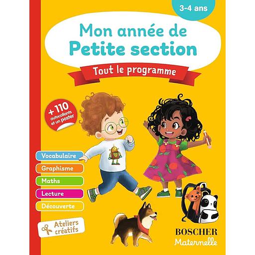 Mon année de petite section 3-4 ans  - +110 autocollants et un poster