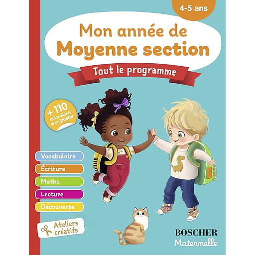 Mon année de moyenne section 4-5 ans  - +110 autocollants et un poster