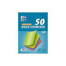 Sous-chemise 220 x 310 x 50 80G Assortis