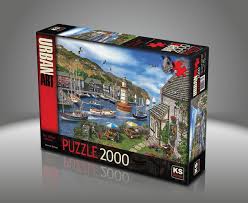 puzzle 2000 piece The Village Harbour