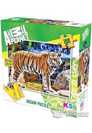 Puzzle 100 pcs Amazing Tiger