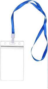 Porte Badge Transparent avec Fil 79*125MM