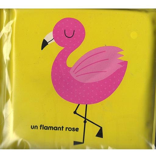 Livre de bain - flamant rose