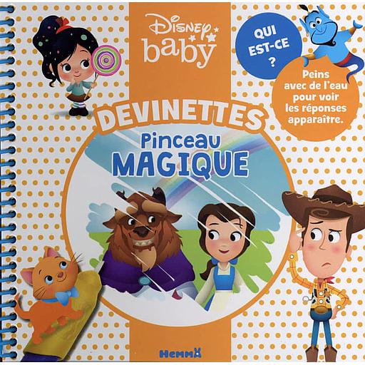 Devinettes pinceau magique (Belle et la Bête au centre)  - Avec un pinceau