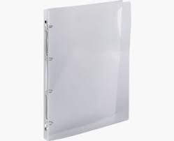 Classeur 4 Anneaux Polypro Transparent