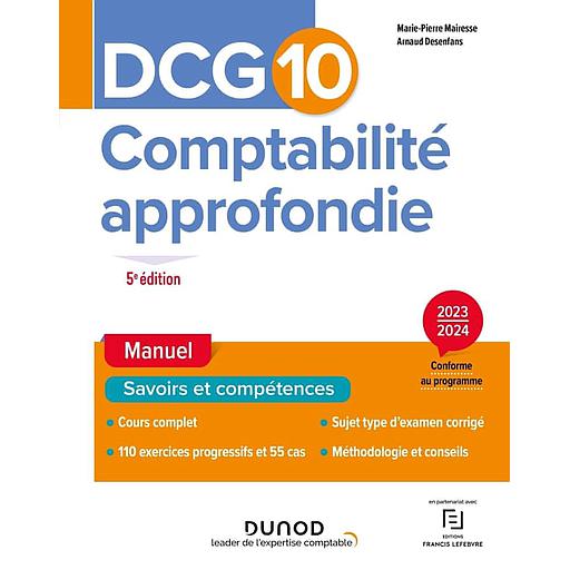 CAMPUS DCG 10 - COMPTABILITE APPROFONDIE - FICHES 2023-2024