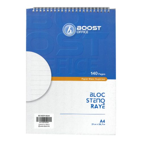 Bloc Notes A4 Quadrillé 140 Pages