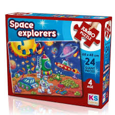 JUMBO PUZZEL - Space explorers 24 pcs
