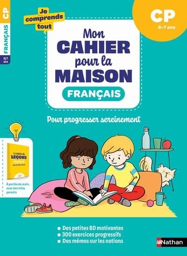 Français CP - Mon cahier pour la maison, avec un cahier détachable pour les parents