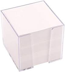 Bloc Cube Blanc avec Boite