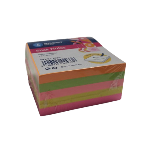 Post-it 76x76MM 5 Couleur Fluo