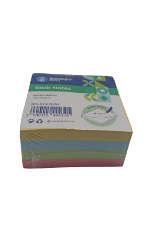 Post-it 76x76MM 5 Couleur Pastel