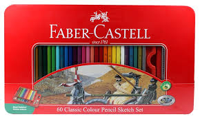 Boite de 60 Crayon de Couleur Classique