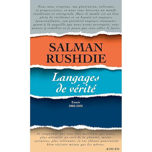 Langages de vérité - Essais 2003-2020