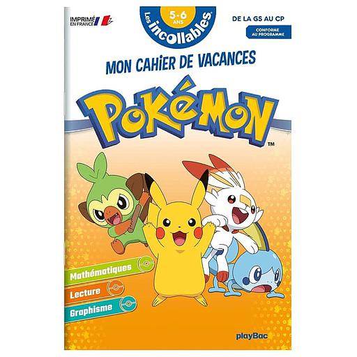 Mon cahier de vacances Pokémon - De la grande section au CP