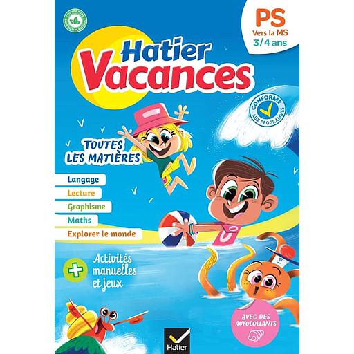 Hatier vacances PS vers la MS - Toutes les matières