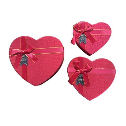 Boite Cadeaux En Forme de Cœur Rouge140 x 150MM