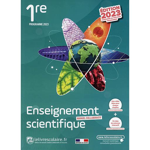 Enseignement scientifique 1re