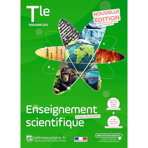 Enseignement scientifique Tle