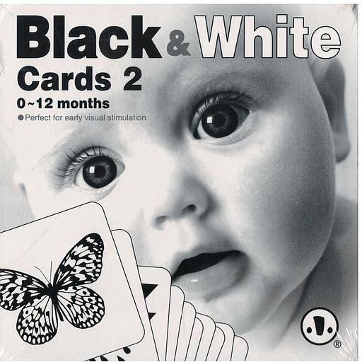 Black and White 0/12 months Cards