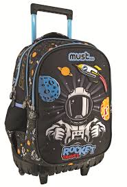 Cartable à Roulette 3 Compartiment Must