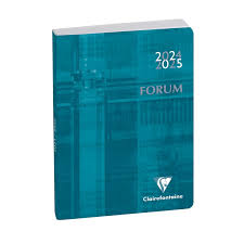 Agenda scolaire journalier 2024/2025 Exacompta - Vert - 12 x 17 cm - Forum Metric
