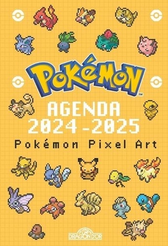 Agenda Pokémon pixel art