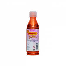 Flacon de 250ML Gouache Pailletée Orange