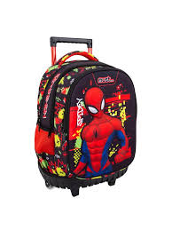 Cartable à Roulette Spider man Must 3 Compartiment