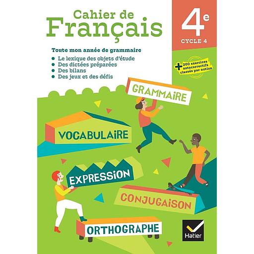 Cahier de Français 4e